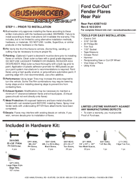 Installation Manual